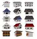 Vector houses illustration