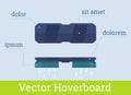 Vector hoverboard illustration