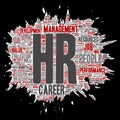 Vector hr or human resources career management