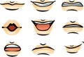 Vector Human Lips (male)