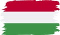 Vector Hungary flag background illustration texture