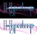 Vector Hyperloop Lettering Illustration