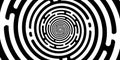 Vector Hypnotic Helix Maze Mesmerizing Infinite Spiral Labyrinth