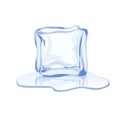 Vector ice block Royalty Free Stock Photo