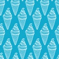 Vector ice cream background
