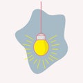 vector icon clipart of lamp for symbol