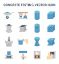 Concrete testing icon