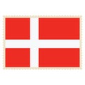 Denmark flag vector