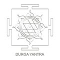 Durga Yantra Hinduism symbol