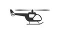 Vector helicopter icon for websites, apps, and theme design