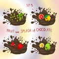 Vector illustration for ripe fruit