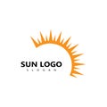 Vector Icon Logo Template Sun