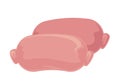 Vector icon of meat sausage