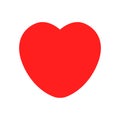 Vector icon red heart favorite