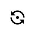Refresh icon. Web update sign Royalty Free Stock Photo