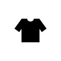 Vector icon T-shirt fllat illustration. Royalty Free Stock Photo