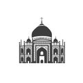 Vector icon of Taj Mahal