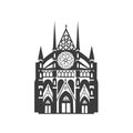 Vector icon of Westminster Abbey