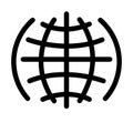 Vector Icon word wide web www, earth, location