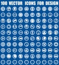 Vector icons for design