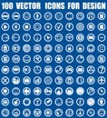 Vector icons for design