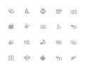 Money Icons // 32 pixels Icons White Series