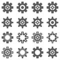 Vector icons - gears