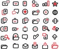 Vector icons set