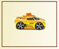 Vector icons taxi