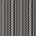 Vector ikat wave grey seamless pattern