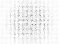 Vector Illustration of abstract big data numeric business background Royalty Free Stock Photo