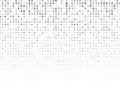 Vector Illustration of abstract big data numeric business background Royalty Free Stock Photo