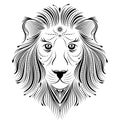 Abstract lion