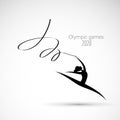 Summer olympic games. 2020 Tokyo. Vector abstract illustration.