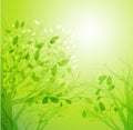 Abstract spring tree background Royalty Free Stock Photo