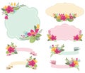 Aloha Floral Frames Set