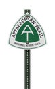 Appalachian Trail road sign