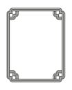 Vector illustration of art deco borders and frames. Creative pattern in the style of the 1920s for your design. EPS Royalty Free Stock Photo