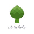 Artichoke icon with title