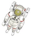 Vector illustration of an astronaut