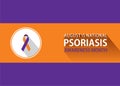 August is national psoriasis awareness month