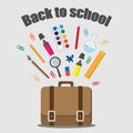 Vector illustration of Back to School.