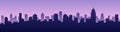 Vector illustration background city skyline silhouette cityscape