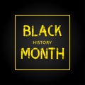 Vector illustration background concept for Black history month