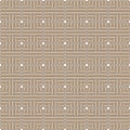 Vector illustration background image seamless texture in the form of rectangles bound in a mesh pattern in brown shades