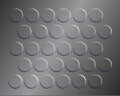 Background The round pattern texture on the rubber mats Royalty Free Stock Photo
