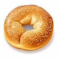 Realistic Vector Illustration Of Bagels On White Background