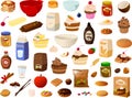 Vector illustration of a Baking set