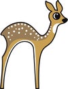 Vector illustration of a bambi
