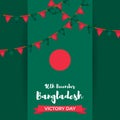 Vector illustration for Bangladesh victory day Royalty Free Stock Photo